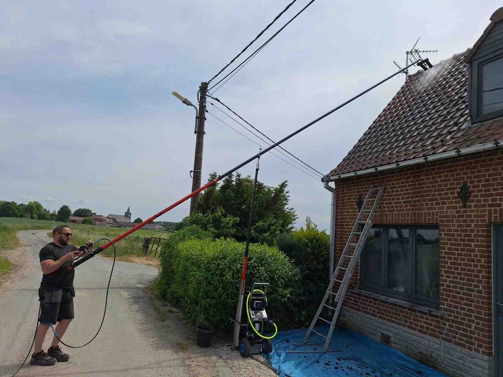 Nettoyage toiture à Mons